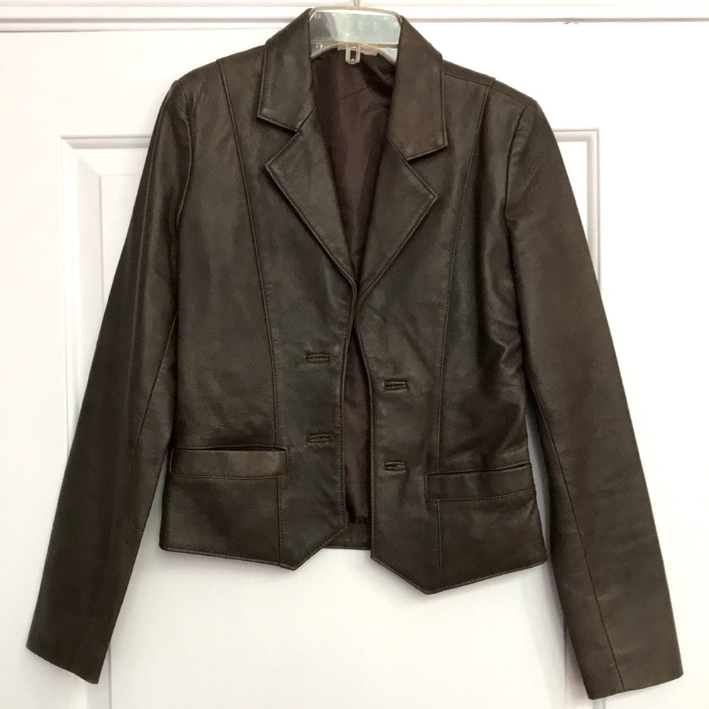 Wrangler leather jacket